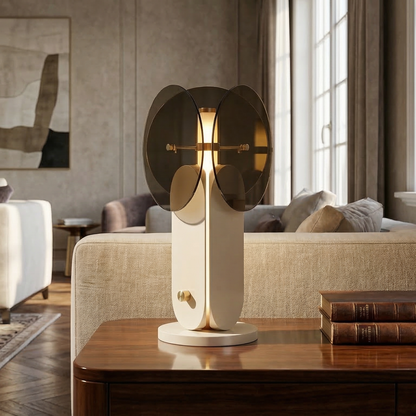 Modern Designer Glass Table Lamp – Luxury Decorative Bedside Lamp for Bedroom, Living Room & Office Decor