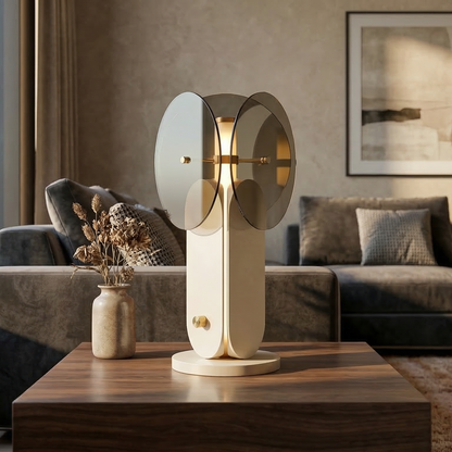 Modern Designer Glass Table Lamp – Luxury Decorative Bedside Lamp for Bedroom, Living Room & Office Decor