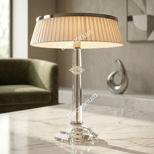 Modern Designer Table Lamp – Contemporary Luxury Bedside Light | Elegant Home Decor Lighting