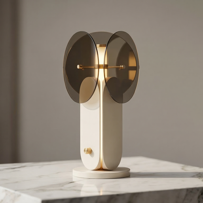 Modern Designer Glass Table Lamp – Luxury Decorative Bedside Lamp for Bedroom, Living Room & Office Decor