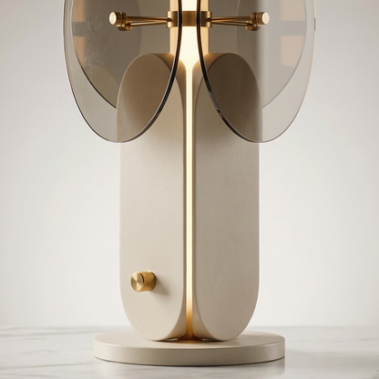 Modern Designer Glass Table Lamp – Luxury Decorative Bedside Lamp for Bedroom, Living Room & Office Decor
