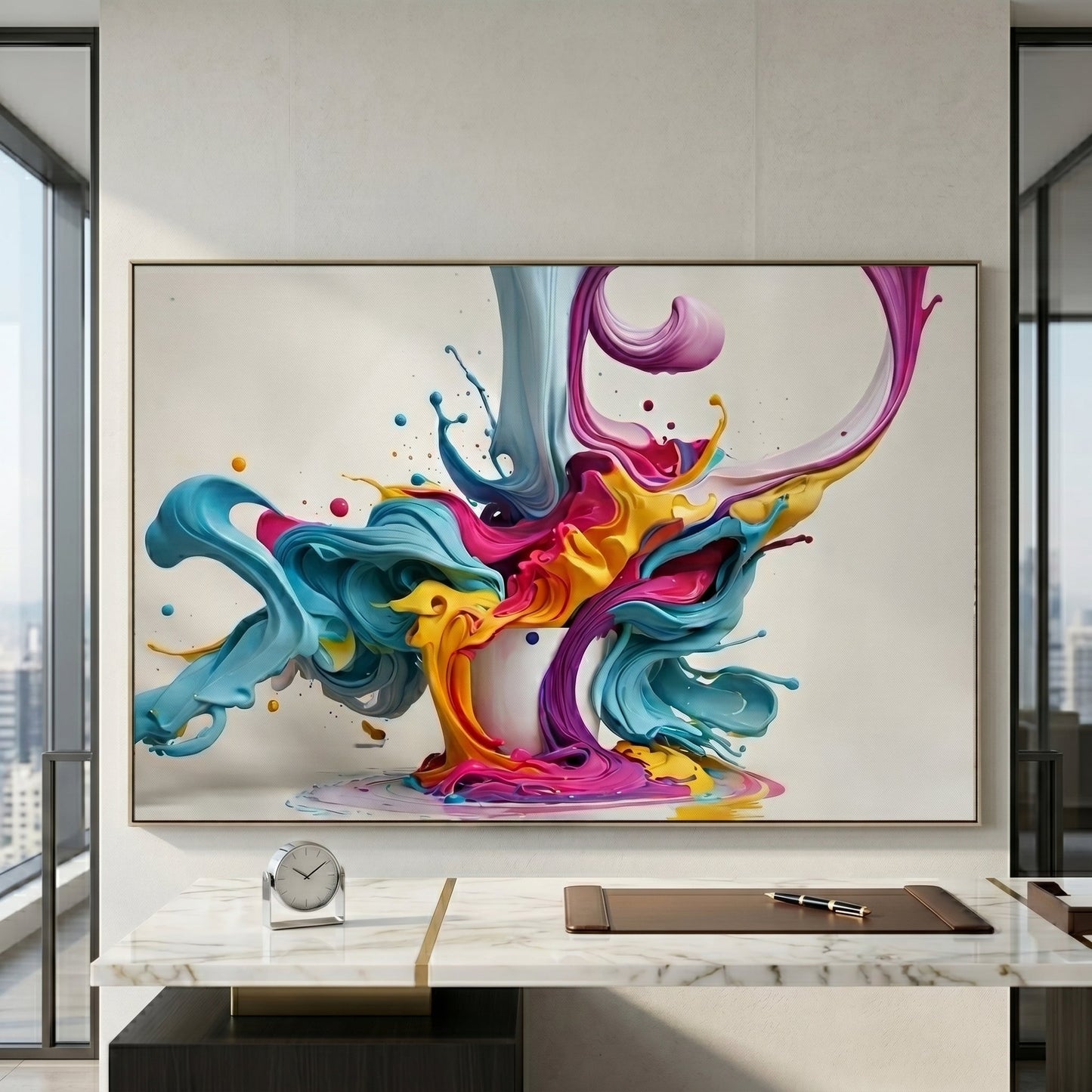 Luxury 3D Geometric Wall Art | Modern Abstract Home Decor Luxury wall art