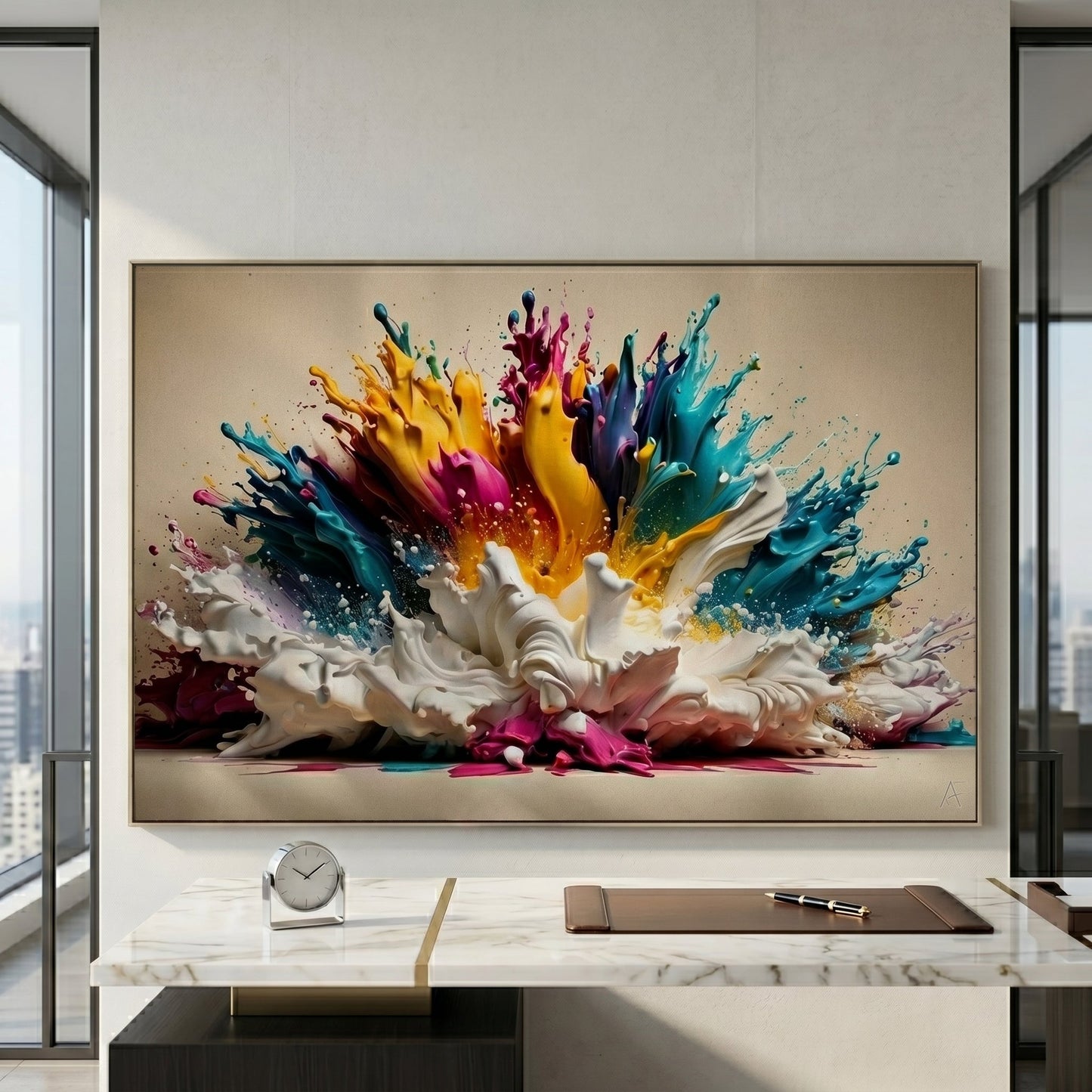 Luxury 3D Geometric Wall Art | Modern Abstract Home Decor Luxury wall art