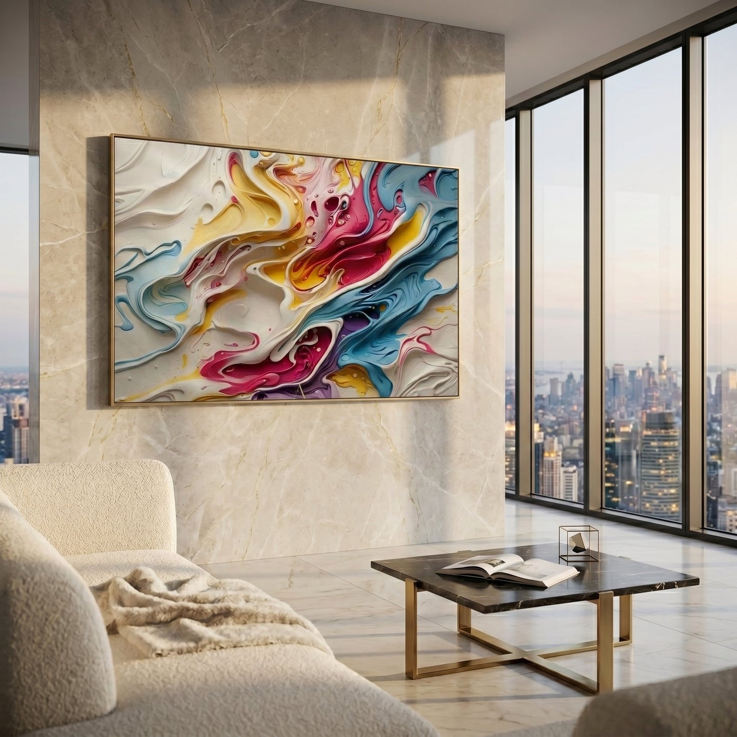 Luxury 3D Geometric Wall Art | Modern Abstract Home Decor Luxury wall art
