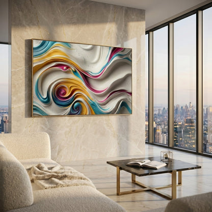 Luxury 3D Geometric Wall Art | Modern Abstract Home Decor Luxury wall art