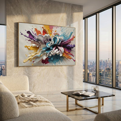 Luxury 3D Geometric Wall Art | Modern Abstract Home Decor Luxury wall art