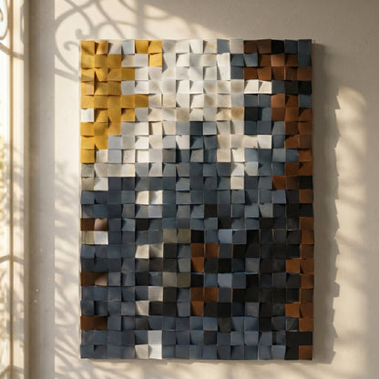 Luxury 3D Geometric Wall Art | Modern Abstract Home Decor Luxury wall art