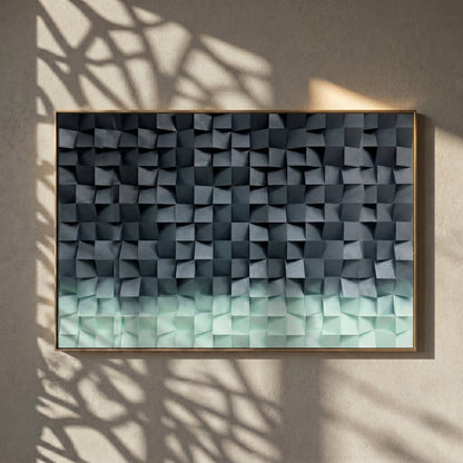 Luxury 3D Geometric Wall Art | Modern Abstract Home Decor Luxury wall art