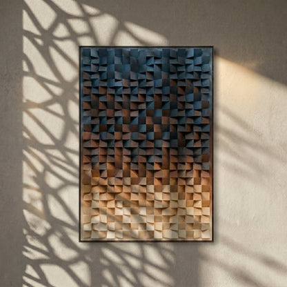 Luxury 3D Geometric Wall Art | Modern Abstract Home Decor Luxury wall art