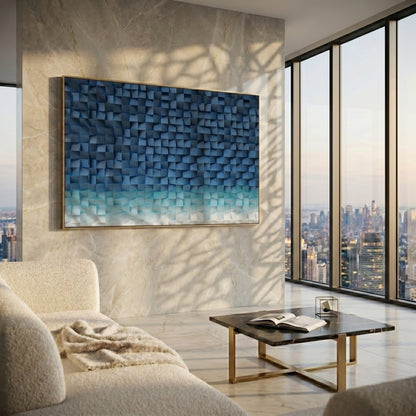 Luxury 3D Geometric Wall Art | Modern Abstract Home Decor Luxury wall art