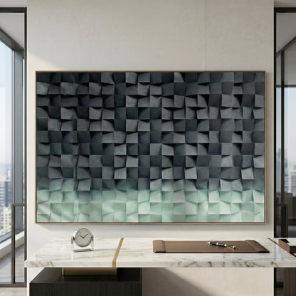 Luxury 3D Geometric Wall Art | Modern Abstract Home Decor Luxury wall art
