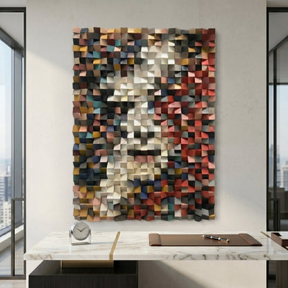 Luxury 3D Geometric Wall Art | Modern Abstract Home Decor Luxury wall art