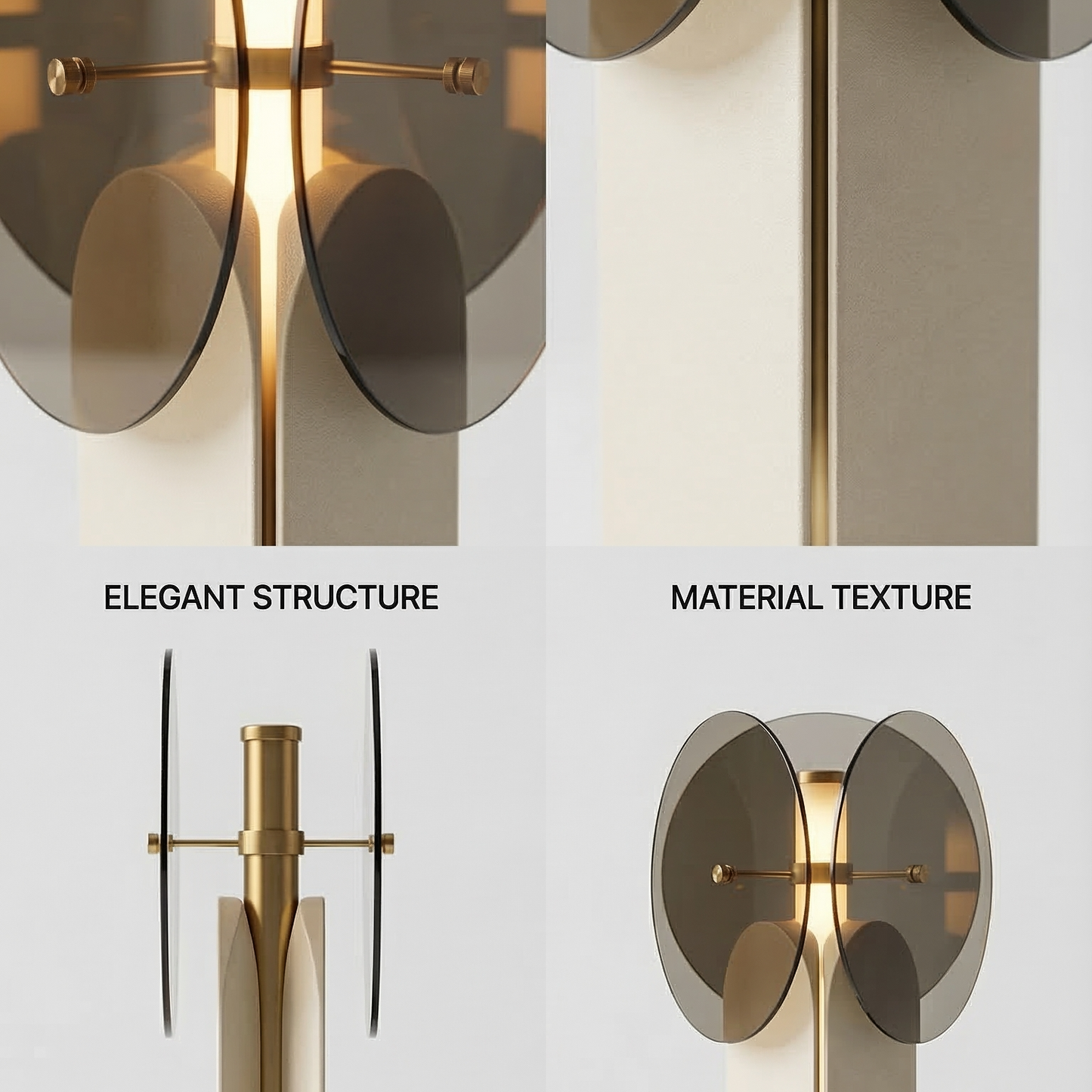 Modern Designer Glass Table Lamp – Luxury Decorative Bedside Lamp for Bedroom, Living Room & Office Decor