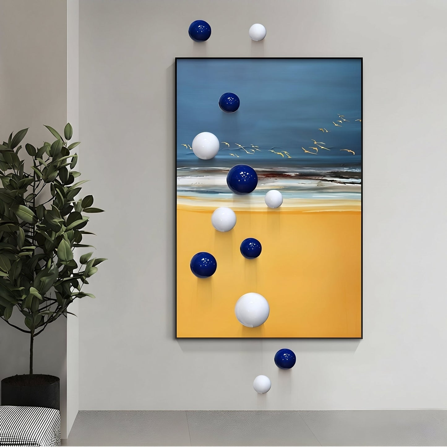 Luxury 3D Geometric Wall Art | Modern Abstract Home Decor Luxury wall art