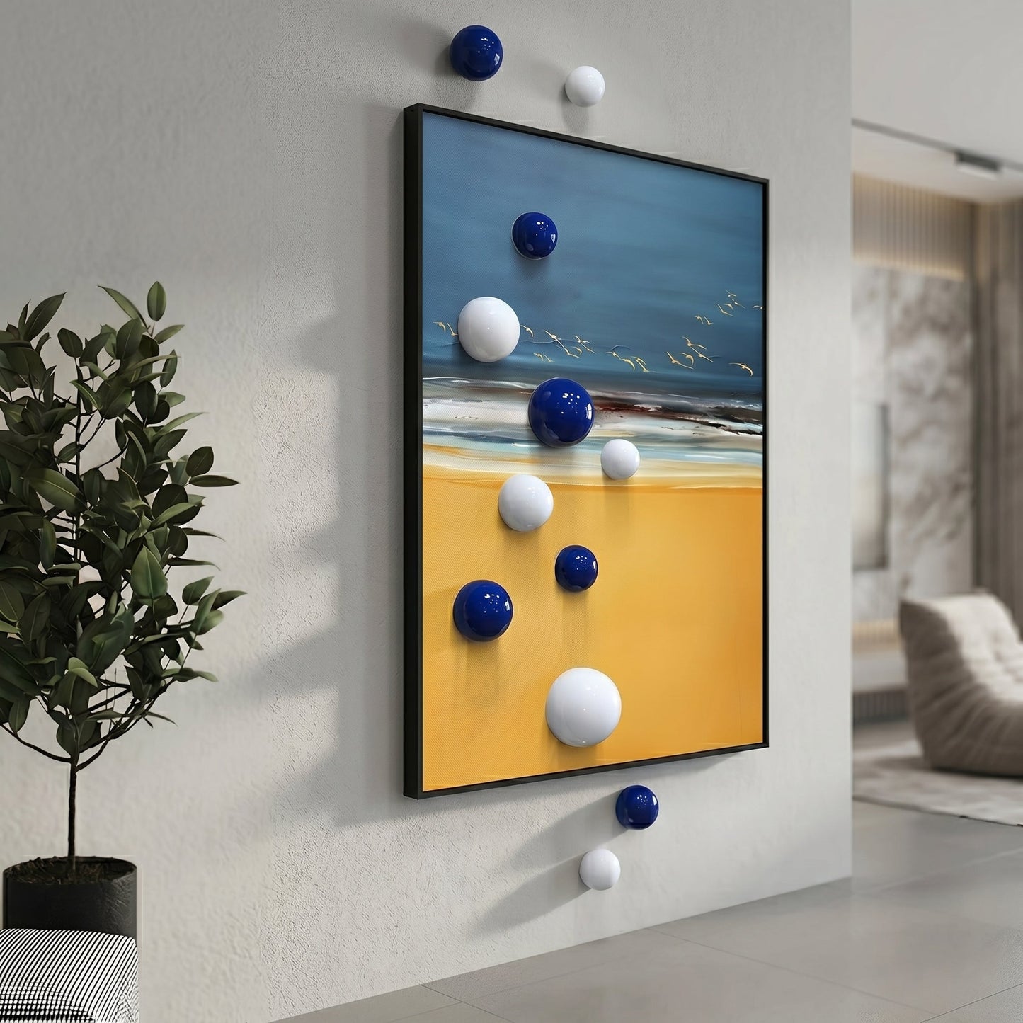 Luxury 3D Geometric Wall Art | Modern Abstract Home Decor Luxury wall art