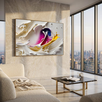 Luxury 3D Geometric Wall Art | Modern Abstract Home Decor Luxury wall art
