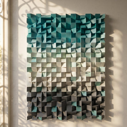 Luxury 3D Geometric Wall Art | Modern Abstract Home Decor Luxury wall art