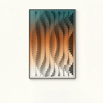 Luxury 3D Geometric Wall Art | Modern Abstract Home Decor Luxury wall art